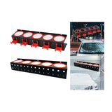 Maxbell Wall Mounted Spray Bottle Storage Rack Bracket Car Beauty Accessory Metal With 5 Hooks