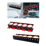 Maxbell Wall Mounted Spray Bottle Storage Rack Bracket Car Beauty Accessory Metal With 5 Hooks