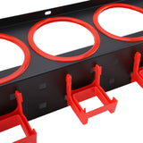 Maxbell Wall Mounted Spray Bottle Storage Rack Bracket Car Beauty Accessory Metal With 5 Hooks