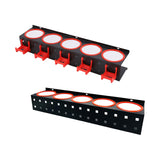 Maxbell Wall Mounted Spray Bottle Storage Rack Bracket Car Beauty Accessory Metal With 5 Hooks