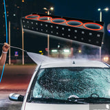 Maxbell Wall Mounted Spray Bottle Storage Rack Bracket Car Beauty Accessory Metal Without 5 Hooks