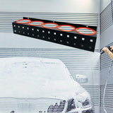 Maxbell Wall Mounted Spray Bottle Storage Rack Bracket Car Beauty Accessory Metal Without 5 Hooks