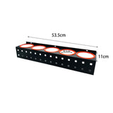 Maxbell Wall Mounted Spray Bottle Storage Rack Bracket Car Beauty Accessory Metal Without 5 Hooks