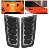 Maxbell 2 Pieces Bonnet Vents Hood Trim Modified Accessory for Ford Focus RS