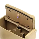 Maxbell Portable Ashtray for Car with LED Light for Outdoor Travel Home Use Beige