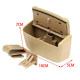 Maxbell Portable Ashtray for Car with LED Light for Outdoor Travel Home Use Beige