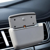 Maxbell Portable Ashtray for Car with LED Light for Outdoor Travel Home Use Gray