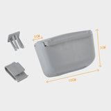 Maxbell Portable Ashtray for Car with LED Light for Outdoor Travel Home Use Gray