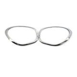 Maxbell 2x Headlight Bezel 51139801573 51139801574 for Mini Cooper R60 Countryman Argent