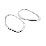 Maxbell 2x Headlight Bezel 51139801573 51139801574 for Mini Cooper R60 Countryman Argent