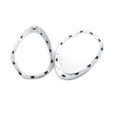 Maxbell 2x Headlight Bezel 51139801573 51139801574 for Mini Cooper R60 Countryman Argent