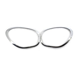 Maxbell 2x Headlight Bezel 51139801573 51139801574 for Mini Cooper R60 Countryman Argent
