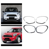 Maxbell 2x Headlight Bezel 51139801573 51139801574 for Mini Cooper R60 Countryman Argent