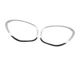 Maxbell 2x Headlight Bezel 51139801573 51139801574 for Mini Cooper R60 Countryman Argent