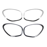 Maxbell 2x Headlight Bezel 51139801573 51139801574 for Mini Cooper R60 Countryman Argent