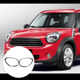 Maxbell 2x Headlight Bezel 51139801573 51139801574 for Mini Cooper R60 Countryman Black