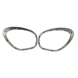 Maxbell 2x Headlight Bezel 51139801573 51139801574 for Mini Cooper R60 Countryman Black