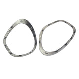 Maxbell 2x Headlight Bezel 51139801573 51139801574 for Mini Cooper R60 Countryman Black