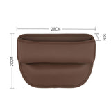 Maxbell Car Seat Gap Filler Organizer for Pens Sundries Phone Keys Wallet Cards Chestnut Brown