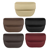 Maxbell Car Seat Gap Filler Organizer for Pens Sundries Phone Keys Wallet Cards Chestnut Brown