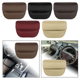 Maxbell Car Seat Gap Filler Organizer for Pens Sundries Phone Keys Wallet Cards Chestnut Brown