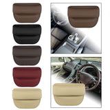 Maxbell Car Seat Gap Filler Organizer for Pens Sundries Phone Keys Wallet Cards Chestnut Brown