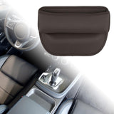 Maxbell Car Seat Gap Filler Organizer for Pens Sundries Phone Keys Wallet Cards Mocha Brown