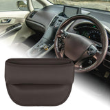Maxbell Car Seat Gap Filler Organizer for Pens Sundries Phone Keys Wallet Cards Mocha Brown