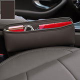 Maxbell Car Seat Gap Filler Organizer for Pens Sundries Phone Keys Wallet Cards Mocha Brown
