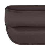 Maxbell Car Seat Gap Filler Organizer for Pens Sundries Phone Keys Wallet Cards Mocha Brown