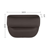 Maxbell Car Seat Gap Filler Organizer for Pens Sundries Phone Keys Wallet Cards Mocha Brown