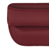 Maxbell Car Seat Gap Filler Organizer for Pens Sundries Phone Keys Wallet Cards Wine Red