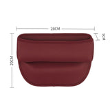 Maxbell Car Seat Gap Filler Organizer for Pens Sundries Phone Keys Wallet Cards Wine Red
