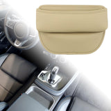 Maxbell Car Seat Gap Filler Organizer for Pens Sundries Phone Keys Wallet Cards Beige