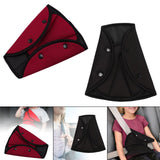 Maxbell Car Child Seatbelt Adjusters for Shoulder Neck for Adult Child Protector Pad Red