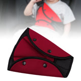 Maxbell Car Child Seatbelt Adjusters for Shoulder Neck for Adult Child Protector Pad Red
