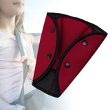 Maxbell Car Child Seatbelt Adjusters for Shoulder Neck for Adult Child Protector Pad Red