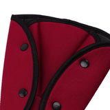 Maxbell Car Child Seatbelt Adjusters for Shoulder Neck for Adult Child Protector Pad Red