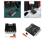 Maxbell Audio Power Amplifier Board 2.1 Channel 12V-24V for Store Home Theater ZK-MT21