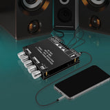 Maxbell Audio Power Amplifier Board 2.1 Channel 12V-24V for Store Home Theater ZK-TB21
