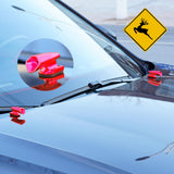 Maxbell 2Pcs Car Deer Whistles Avoids Collisions for Vehicles Motorcycle Truck Red