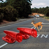 Maxbell 2Pcs Car Deer Whistles Avoids Collisions for Vehicles Motorcycle Truck Red
