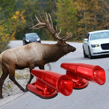 Maxbell 2Pcs Car Deer Whistles Avoids Collisions for Vehicles Motorcycle Truck Red