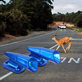 Maxbell 2Pcs Car Deer Whistles Avoids Collisions for Vehicles Motorcycle Truck Blue