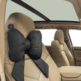 Maxbell Cute Bow Car Neck Pillow Bow Knot Pillow for Travel Car Driving Home