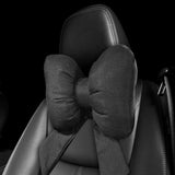 Maxbell Cute Bow Car Neck Pillow Bow Knot Pillow for Travel Car Driving Home
