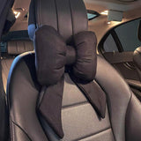 Maxbell Cute Bow Car Neck Pillow Bow Knot Pillow for Travel Car Driving Home