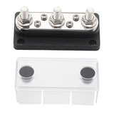 Maxbell Power Distribution Block Accessory Replacement Professional for RV Boat Black