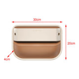 Maxbell PU Leather Car Front Seat Gap Filler Car Accessories for Cards Keys