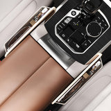 Maxbell PU Leather Car Front Seat Gap Filler Car Accessories for Cards Keys